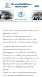 Mobile Screenshot of gesundheitshaus-malmsheim.de